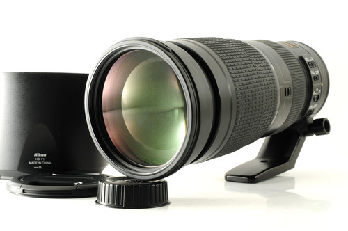 Nikon nikkor 200 500mm - af-s,