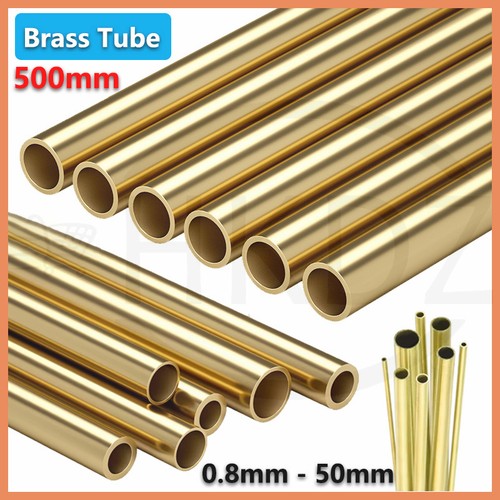 Tubi tondi ottone 8mm - 0,8mm,