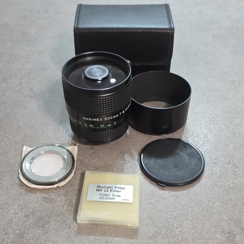 Hanimex 500mm mirror lens - 500mm, f/8